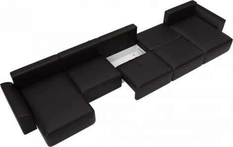 Диван п-образный Лига-048 НПБ МегаЛонг Лига Диванов (Экокожа) арт.128325