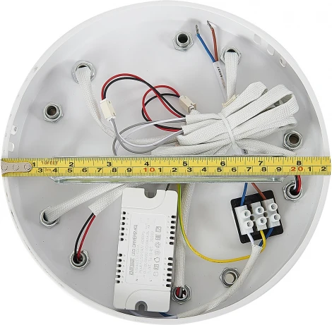 Потолочная люстра светодиодная Natali Kovaltseva Effect LED LAMPS 81116 с пультом ДУ, моб. приложением 100W, белый, LED (регулировка яркости, 220V, цветы, листья)