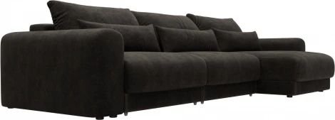 Диван угловой Лига-056 НПБ Лонг угол универсальный Лига Диванов (Велюр) арт.129176