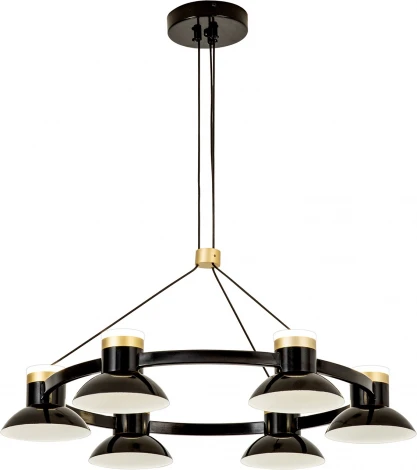 Подвесная люстра большая Favourite Tatti 4516-6P (LED, 220V, на тросе)