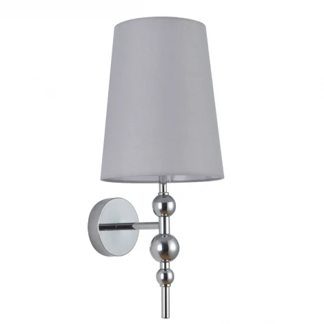 Бра Lumion Ilaria 8437/1W хром/серый металл/текстиль E27 40W 220V
