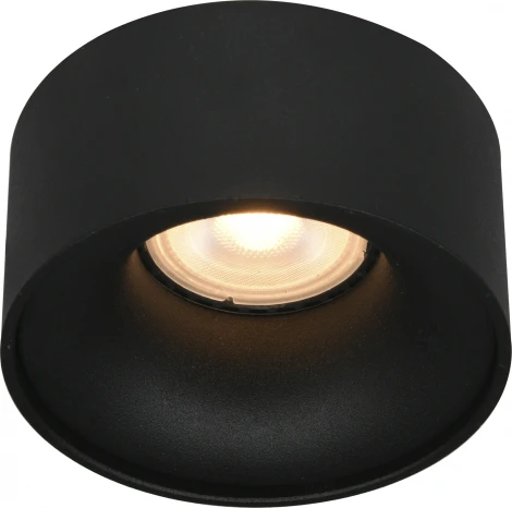 Встраиваемый светильник ST Luce ST260.408.01 Черный GU10 1*50W 220V (круглые)