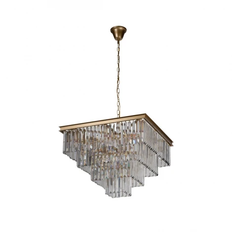 Подвесная люстра каскадная Loft IT Prism Clear 10019/600S (220V, хрусталь, на цепи)