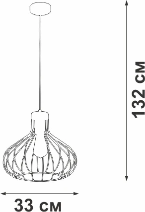 Подвесной светильник Vitaluce V2851-1/1S (220V, на проводе)