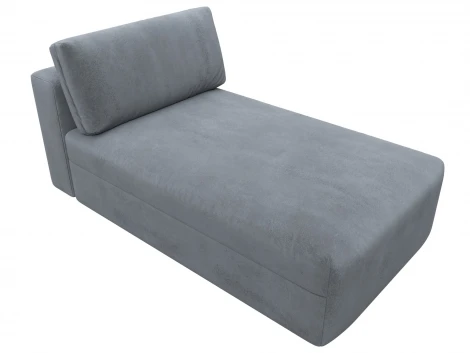 Модуль канапе Лига-060 НПБ (ЛДСП,Брус,Фанера,Велюр/Серый) Лига Диванов 129553