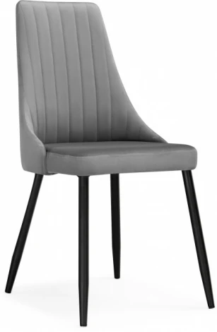 Стул на металлокаркасе Кора (Кора темно-серый / черный) Notta арт.517127