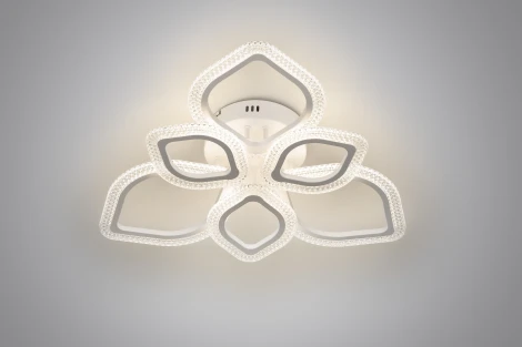 Потолочная люстра на штанге светодиодная с пультом Rivoli Megan 6110-107 (регулировка яркости, 220V)