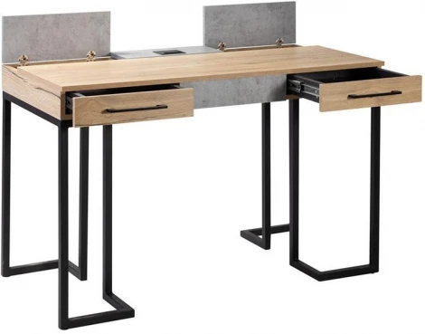 Стол рабочий R-Home Loft Дуб натур/Бетон
