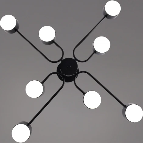 Потолочная люстра на штанге Reluce 03708-0.3-08 BK GX53