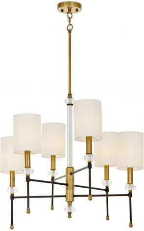 Подвесная люстра Lumina Deco Rodezio LDP 1229-6-NF MD