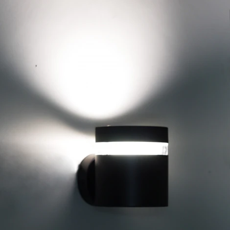 Настенный светильник уличный Reluce 86226-9.2-001CT GX53 BK (220V, IP65)