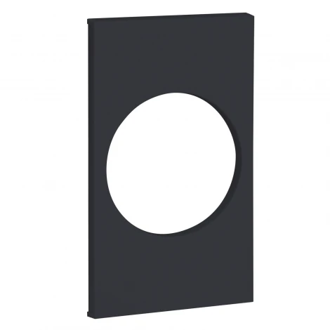 Накладка на розетку 220V с/з со шторками 16A (черный матовый) AG04 Meiton AG04