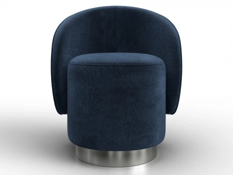 Кресло Лига-108 (Фанера,ДСП,Брус,Велюр/Синий) Лига Диванов 136471