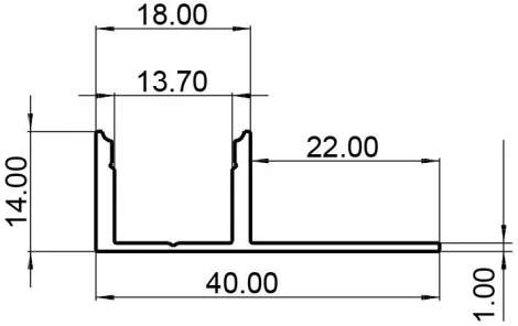Профиль для светодиодной ленты EL-03-12 975365 Deko-Light