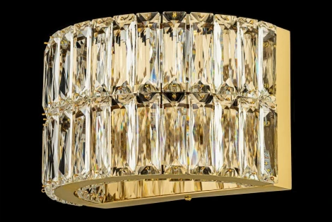 Бра светодиодное Dio D`arte Caneva Caneva L 2.26x16.100 G (220V, хрусталь)