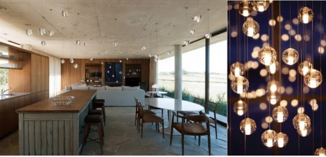 Подвесной светильник Bocci 14.1 Single Bubbles Led Crystal Glass 1 Ball Imperiumloft 40,39 (85101-22) (220V, на проводе, шар)