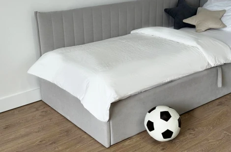 Кровать с подъемным механизмом Твикс (Тахта) 90х200 см Mebelson (ДСП/Серый) арт.170631,2173