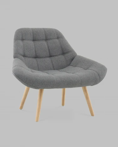 Кресло Олби Квадро серый Stool Group арт.УТ000040097