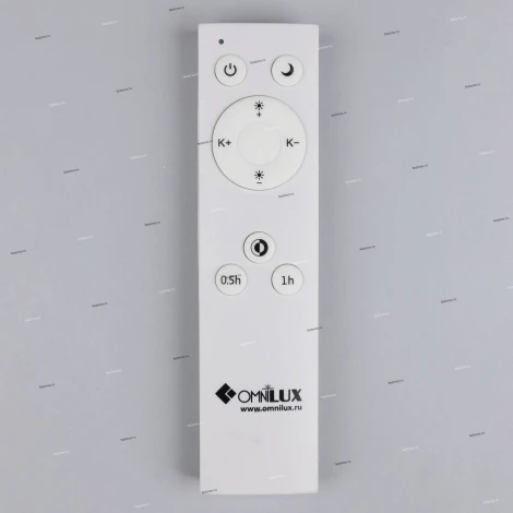 Потолочный светильник Omnilux Biancareddu OML-47717-60 (LED, 220V, пульт управления)