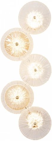 Бра светодиодное Arte Milano AM-1252B 5.1252B.D250.H600.LED G (220V, круглые)