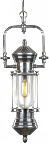 Подвесной светильник в виде керосиновой лампы Covali PL-51996 (220V, на цепи, фонарь, под старину, керосиновая лампа)