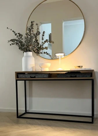 Интерьерная настольная лампа светодиодная с аккумулятором Ubiqua Crystal 332101 (регулировка яркости, сенсорный выключатель, IP54)