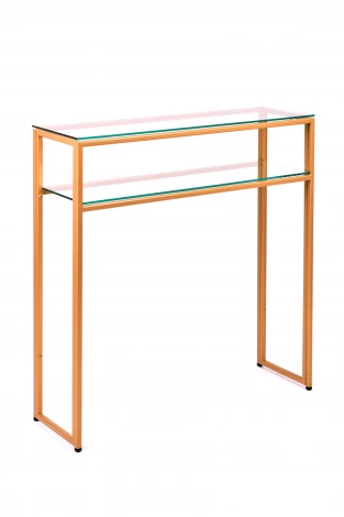 Консольный стол AllConsoles 1044-CG clear золотой