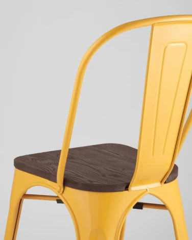 Стул Stool Group TOLIX WOOD желтый УТ000001672