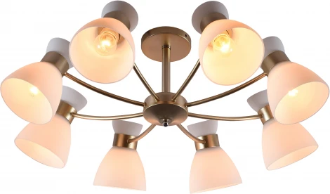 Потолочная люстра на штанге Rivoli Wendy 9184-308 8хЕ27 60 Вт