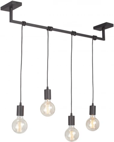 Подвесной светильник Vitaluce V3032-1/4S, 4xE27 макс. 40Вт (220V, на проводе)