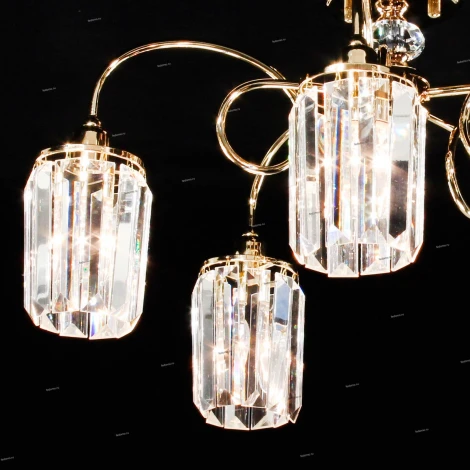 Потолочная люстра Citilux Синди CL330152 (220V, хрусталь)