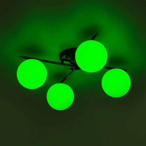 Потолочная люстра RGB на штанге Citilux Адам Смарт CL228A143 (LED, 220V, умный дом - Алиса, Маруся, Салют, шарики)
