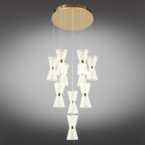 Подвесная люстра каскадная Aployt Charlayn APL.771.06.80 (LED, 220V, на проводе)