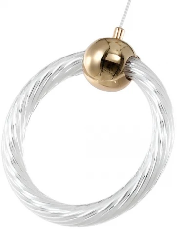 Подвесной светильник Zortes Auralia ZRS.57790.17 (LED, 220V, на проводе, кольцо)