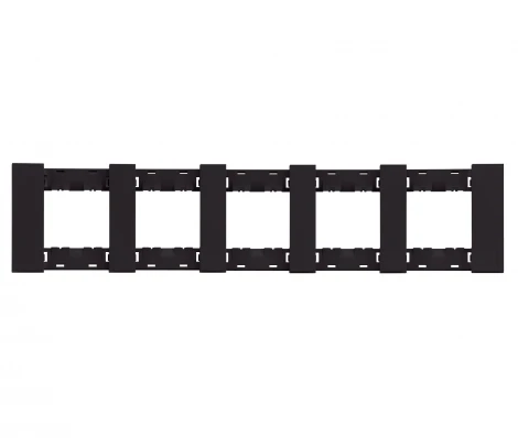 Рамка 5-ая черный матовый Meiton AA4802M5AG