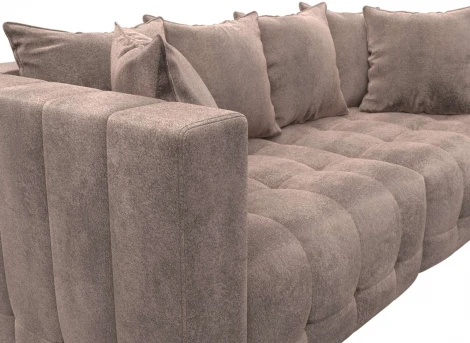 Диван прямой Лига-052 НПБ Лига Диванов (Велюр) арт.128753