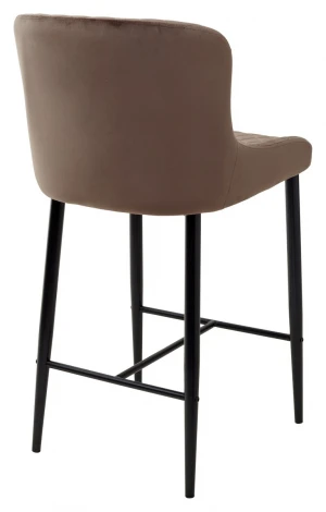 Полубарный стул M-City ARTEMIS BLUVEL-38 LATTE (H=65cm), велюр