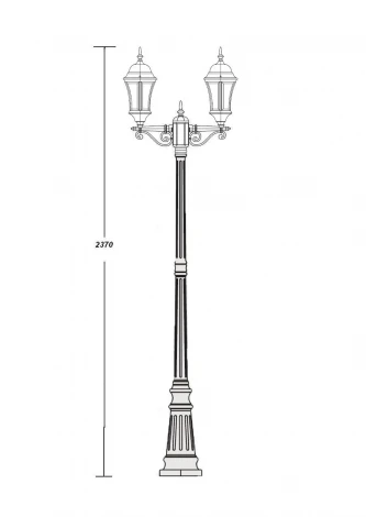Наземный фонарь Oasis Light Astoria 1 L Bg 91309L A