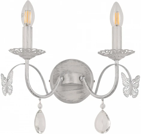 Бра Arte Milano AM346179 346179/2W WT+SL (220V, подвески, подсвечник, свеча)