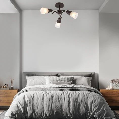 Потолочная люстра на штанге Escada Calla 1109/3P Wenge Е14*40W