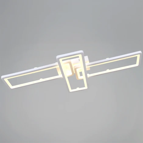 Потолочная люстра светодиодная с пультом с регулировкой цветовой температуры, яркости и ночным режимом Reluce 03629-0.3-03C WH