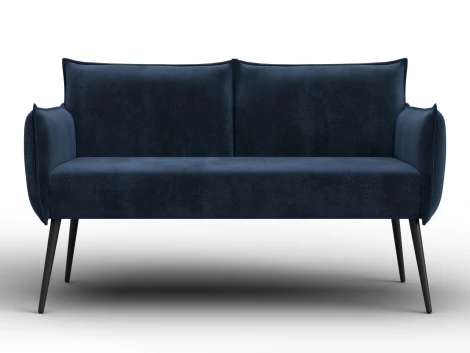 Диван прямой Лига-083 (Фанера/Металл/Велюр/Синий) Лига Диванов 131072