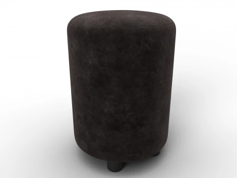 Пуф 001 (ДСП,Фанера/Пластик/Велюр/Коричневый) Лига Диванов 132489