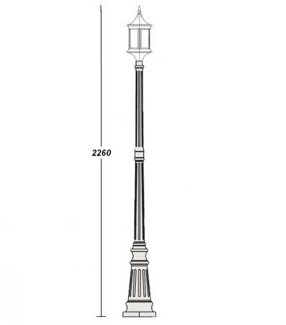 Наземный фонарь Oasis Light Bern 2 S 89809