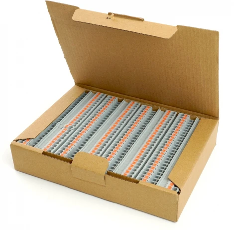 Зажим пружинный 2-х проводной проходной Stekker 49241