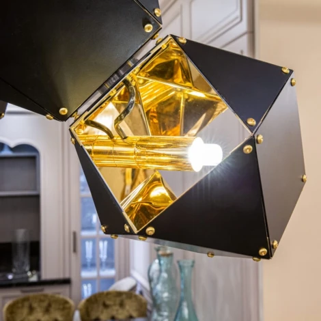 Подвесной светильник L'Arte Luce Welles L31208 black,gold (220V, на тросе)