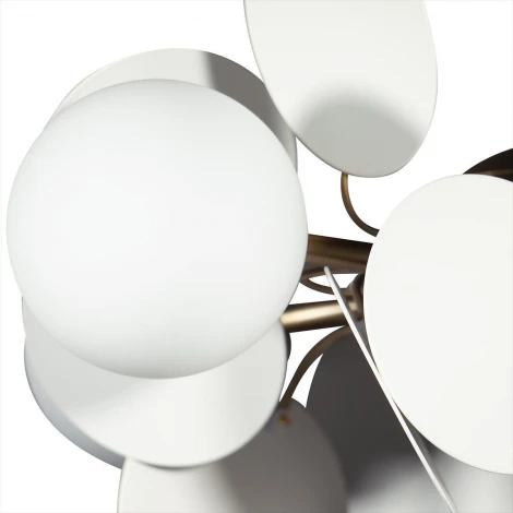 Подвесная люстра Loft IT Matisse 10008/6 white (для детской, 220V, на тросе, шарики)