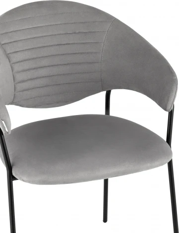 Стул Stool Group Алексис искусственная замша серый УТ000035498