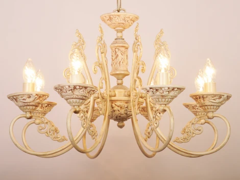 Подвесная люстра 50908 (220V, на цепи, подсвечник, свеча)