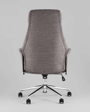Кресло офисное TopChairs Neoma темно-серый ткань УТ000041773